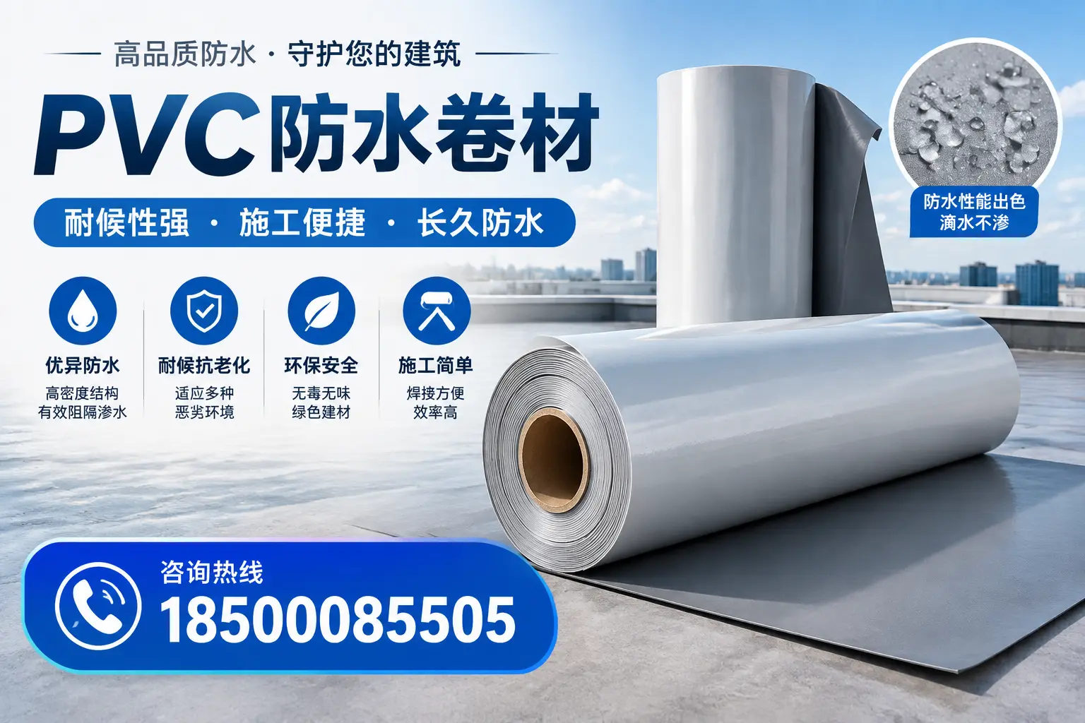 pvc防水卷材在芜湖的行业应用前景分析
